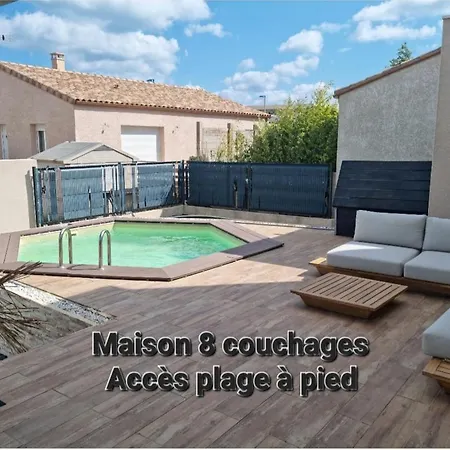 Maison 8 Couchages Clim, A Pied, Petite Piscine *